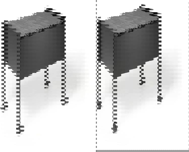 Durable ECO Universal Suspension File Trolley | for 80 A4 Folders | Black