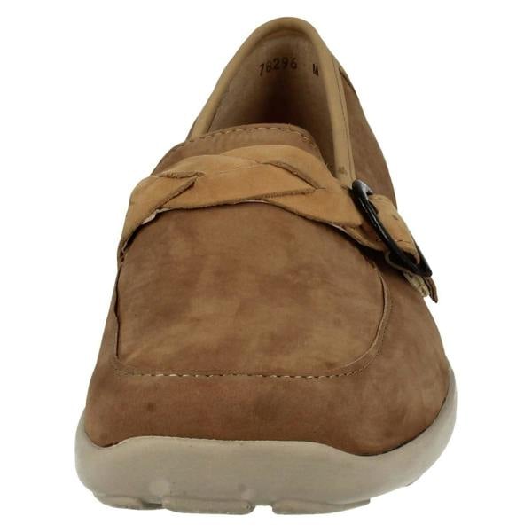 DB Shoes Ladies Easy B Wide Fitting Slip On Loafers Cork