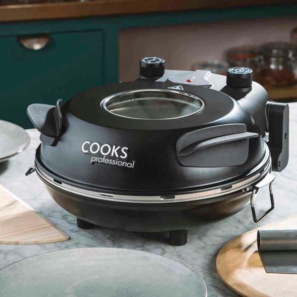 Cooks Professional Electric Pizza Oven | Black