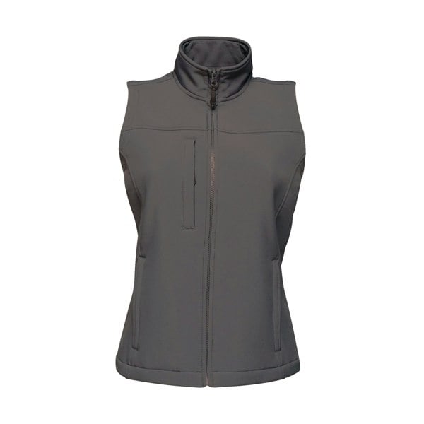 Regatta Womens Flux Soft Shell Bodywarmer - Seal Grey/Seal Grey