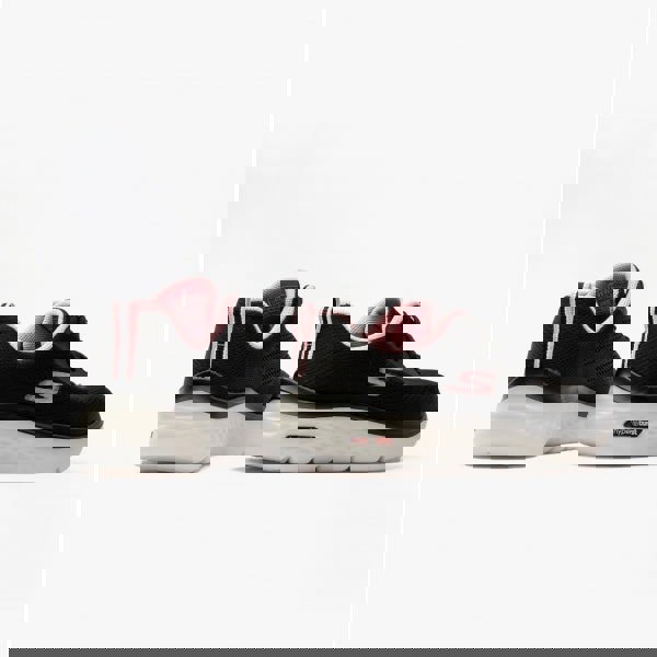 Skechers 124578/BKPK GO WALK HYPER BURST Womens Lace-Up Trainers Black/Pink