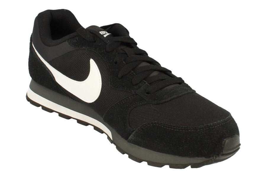 Nike Md Runner Mens Trainers 749794  010 - Black White Anthracite 010 - Photo 3