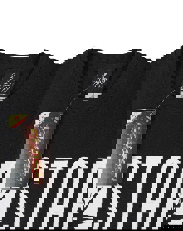 DC Comics Boys Black Tv Star Laboratories Short Sleeved T-Shirt