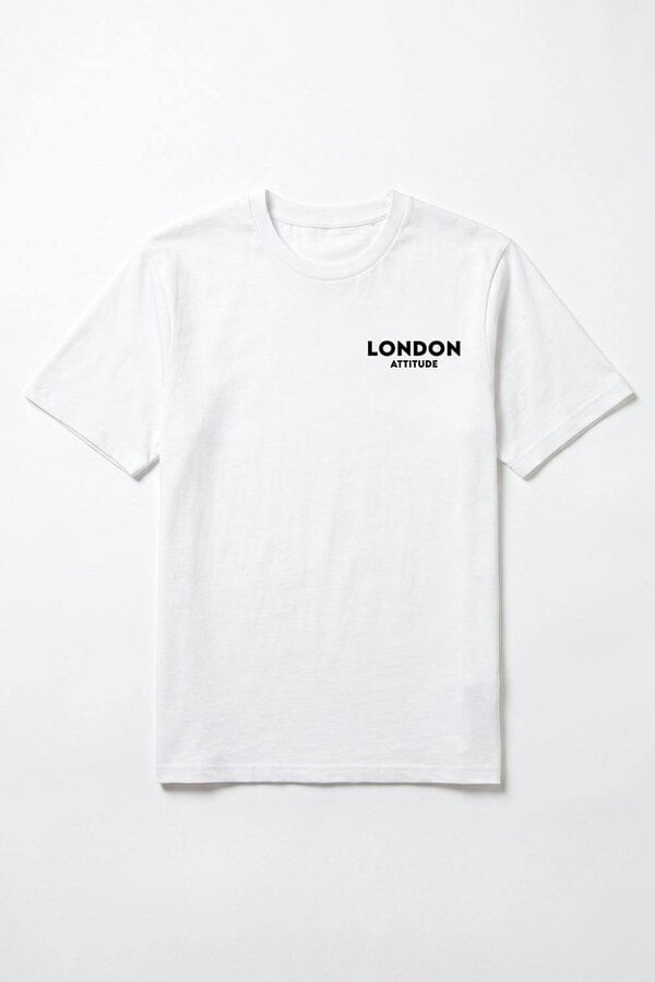 London Attitude Athletics Premium Graphic T-Shirt in Black Print