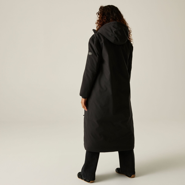 Regatta Womens Janna Waterproof Long Length Insulated Jacket - Black
