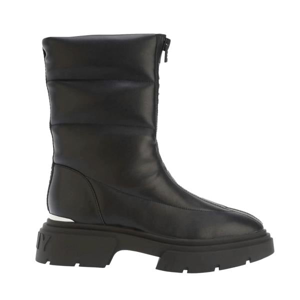 DKNY Womens/Ladies Fiza Zip Detail Winter Boots - Black - 