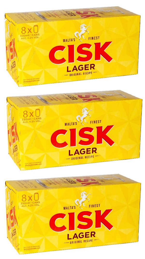 Cisk Maltese Lager (24 x 330ml - 4.2%) CANS