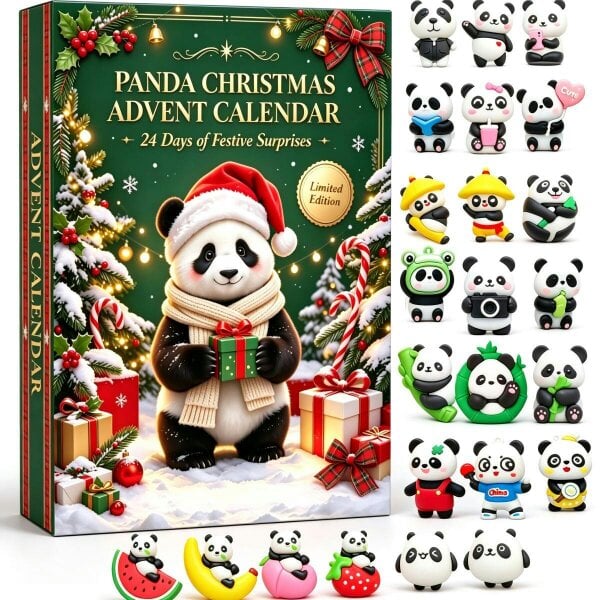 Obasyhig Panda Surprise Countdown Calendar