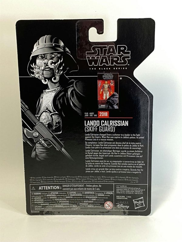 lando calrissian skiff guard star wars black series 6 inch figure hasbro f4364