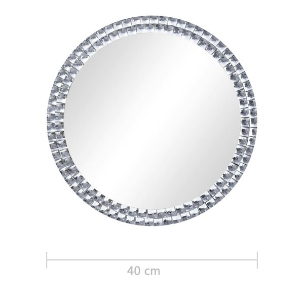 Berkfield Wall Mirror 40 cm Tempered Glass