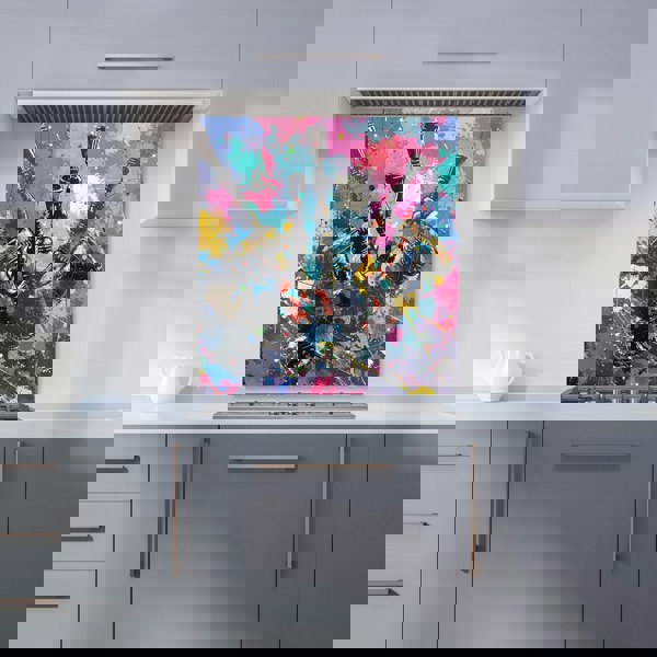 Warren Reed - Designer Scottish Bagpipes Splashart Kitchen Splashback