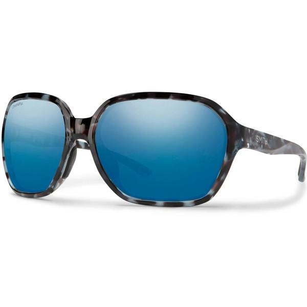 Smith Sunglasses Whitney JBW QG Sky Tortoise ChromaPop Polarized Blue Mirror