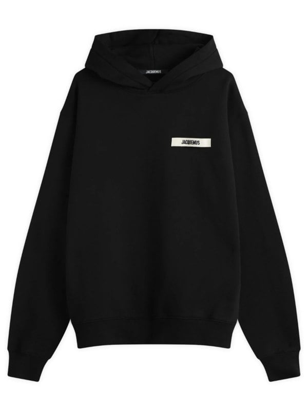 Jacquemus Gros Grain Hoodie – Black