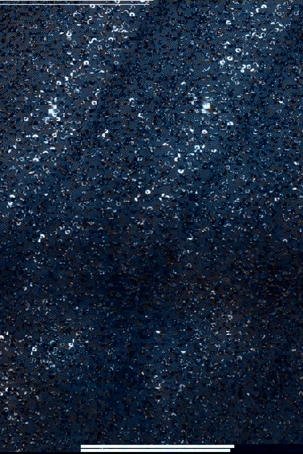 Cowl Back Sequin Maxi Dress - Navy DR3191