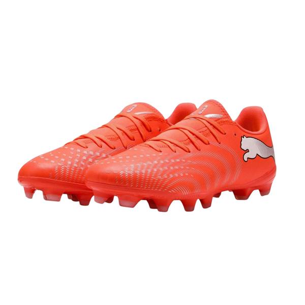 Puma Mens Future Firm Ground Football Boots - Red/Silver - 