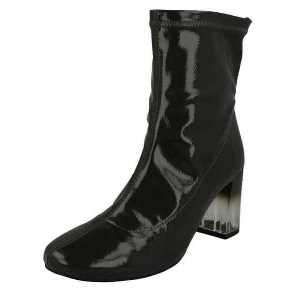 Spot On Ladies Spot On High Ankle Boots