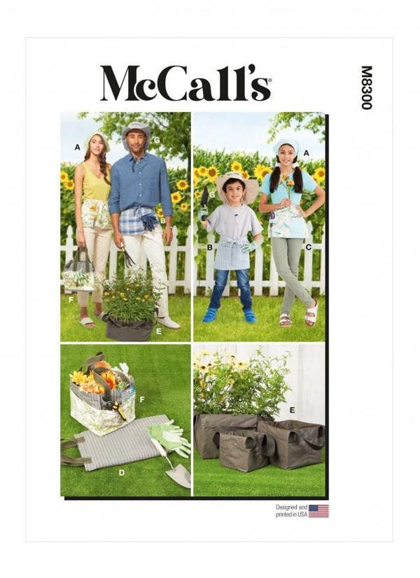 McCalls 8300 Paper Sewing Pattern – Men's & Women's Accessory, Size All Sizes, Easy