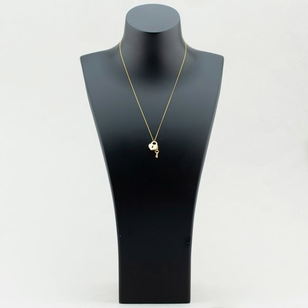 T. H. Baker 9ct Yellow Gold Padlock and Key Pendant 1.61.9929