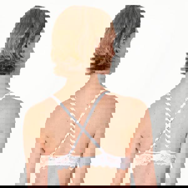 After Eden Anna Lace Single Boost Underwired Gel Bra White