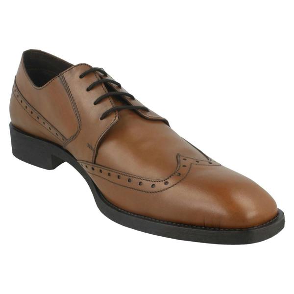 Maverick Mens Maverick Low Heel Lace Up Brogue Shoes