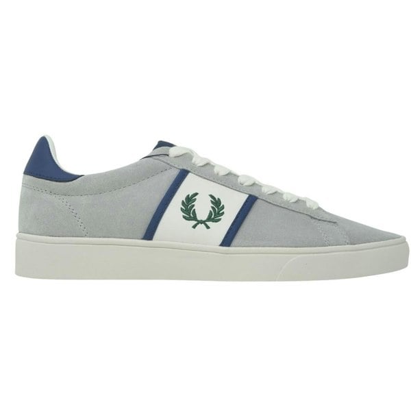 Fred Perry Spencer Suede Tipping Mens Trainers - Grey