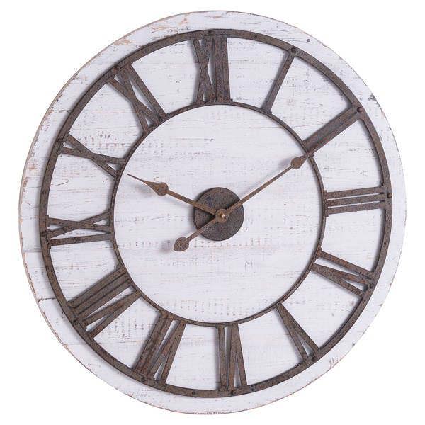 Hill Interiors Rustic Wall Clock - Rust - 