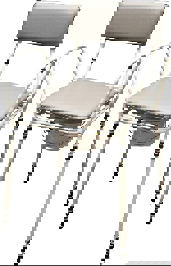 Aidapt Essex Height Adjustable Commode Chair Blue