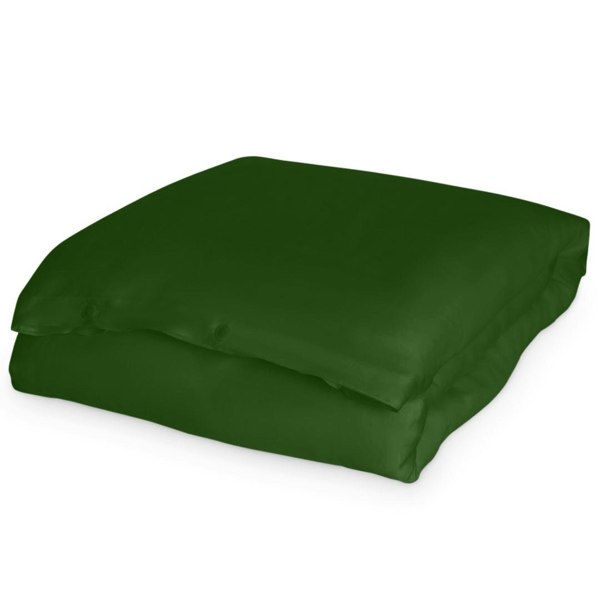 Ethical Bedding Duvet Cover (Eucalyptus Silk) - Forest Green