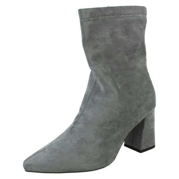 Spot On Ladies Spot On High Heeled Ankle Boots F51199
