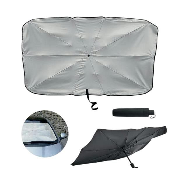 MidOcean Bayang Sun Shade Folding Umbrella - Black/Silver - 
