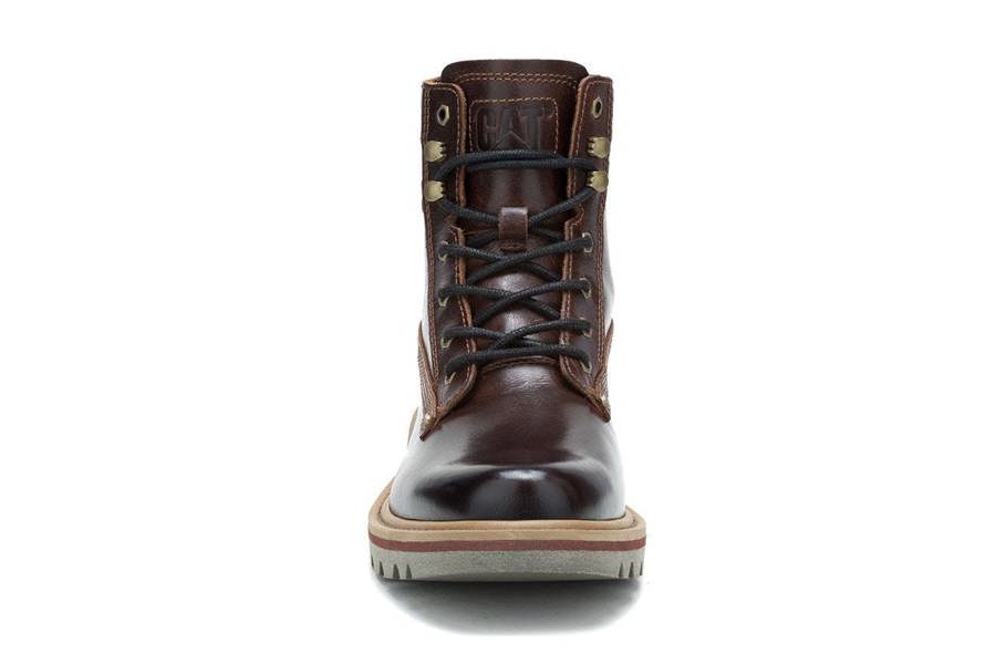 Caterpillar CAT (Caterpillar) Colorado Grader Waterproof Brown Leather Boots