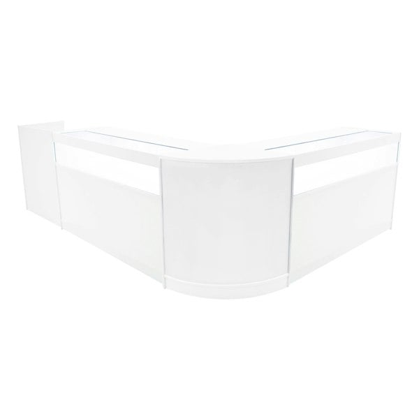 Monstershop Luna LED Shop Counter Set CM60, TB60 & 2 x B1500 - White