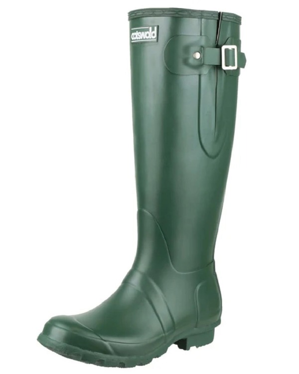 Cotswold Unisex Green Rubber Windsor Wellingtons - Green