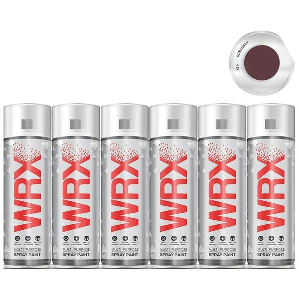 WRX 6X WRX Flat Burgundy Spray Paint 400ml