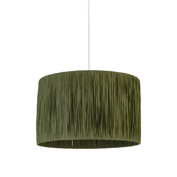 Lighting Collection RAFFIA EASY FIT 35CM SHADE SAGE