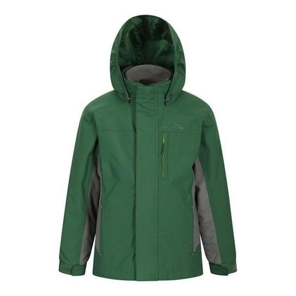 Mountain Warehouse Childrens/Kids Cannonball 3 in 1 Waterproof Jacket - Khaki - 