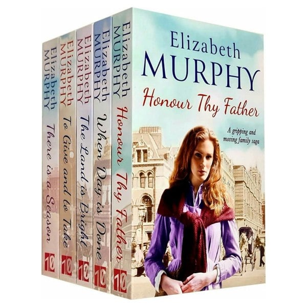 Elizabeth Murphy Liverpool Sagas 5 Books Set Honour Thy Father, When Day is Done, The Land is Bright