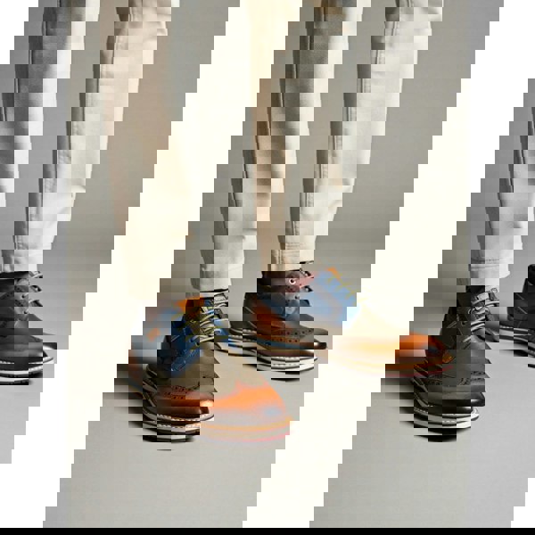 Pikolinos Avila - Men’s Brandy Brown Lace Up Leather Brogue