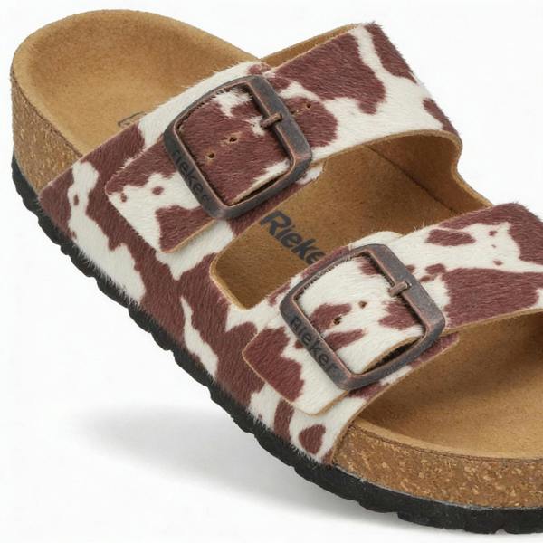 Rieker V6391 Cross Strap Sandals   in  Multicoloured