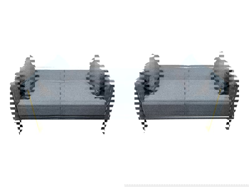 DS Living Como 2 Seater Sofa Bed in Grey or Silver