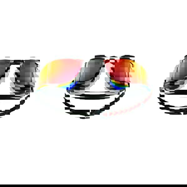 Speedo Fastskin Hyper Elite mirror swim goggles with red black lenses