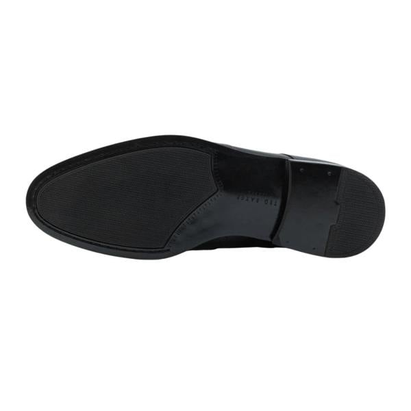 Ted Baker Hackney Wing Toe Brogue Detail Black Shoes