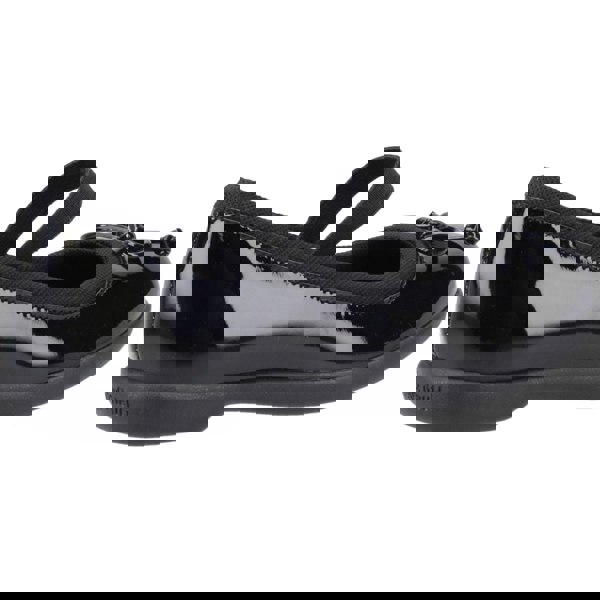 Hush Puppies Betty Patent Junior Leather Girls's Black Shoes
