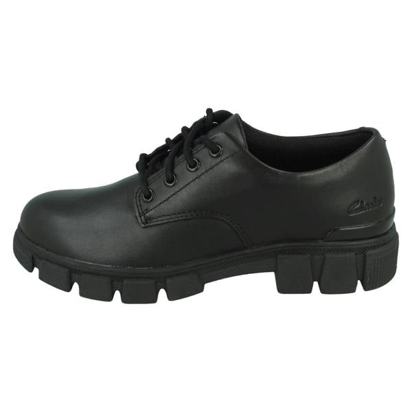 Clarks Girls Clarks Chunky Sole School Shoes Evyn Lace K