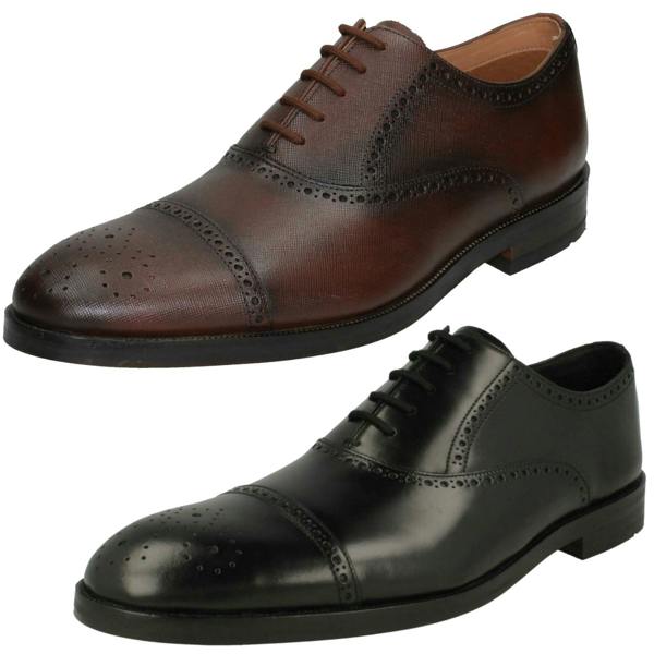 Clarks Mens Clarks Lace Up Toe Cap Detailed Shoes Oliver Limit