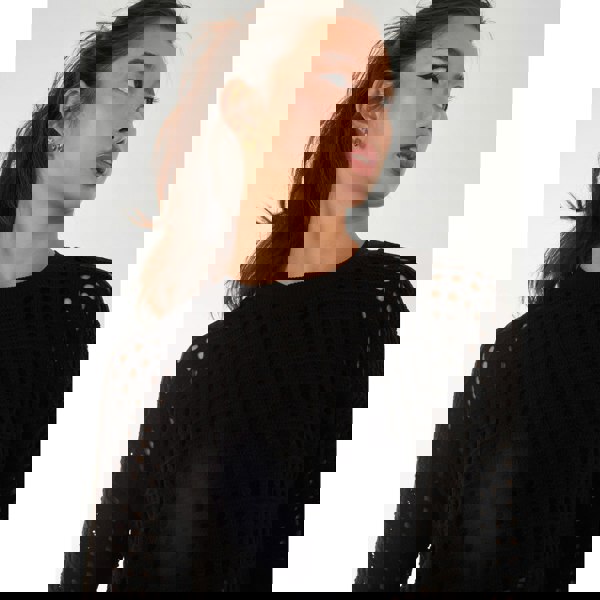 Pink Vanilla Crochet Knitted Sweater