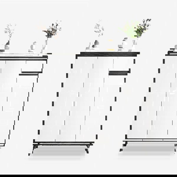 Kamen Shoe Storage, White with shoe storage cabinet in white