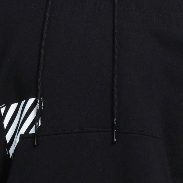 Off-White Off White Diag Square Skate Hoodie - Black