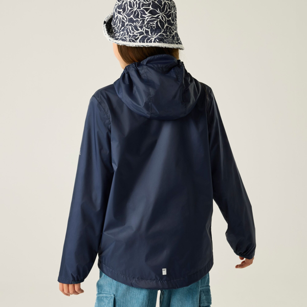 Regatta Kids Lever Waterproof Shell Jacket - Navy Blue