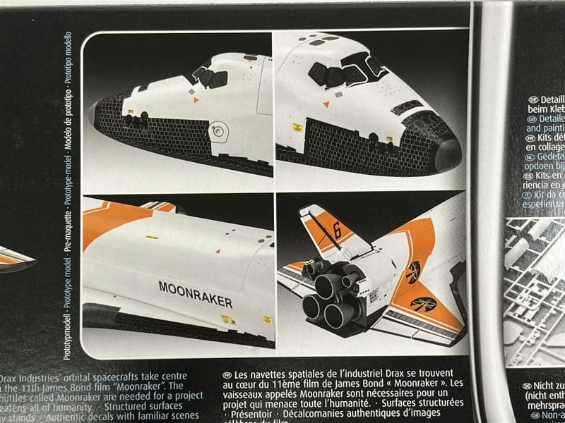 Revell James Bond 007 Moonraker 1:144 Scale Model Kit Revell 05665